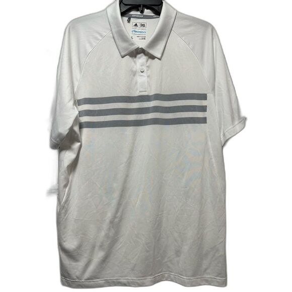 Adidas Climacool Golf Polo Three Stripe Design (613) - Picture 1 of 6
